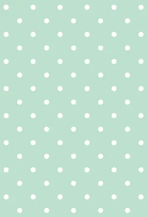 Mint Green Polka Dots Wallpaper