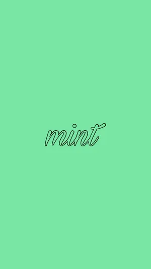 Mint Greeni Phone Wallpaper Wallpaper