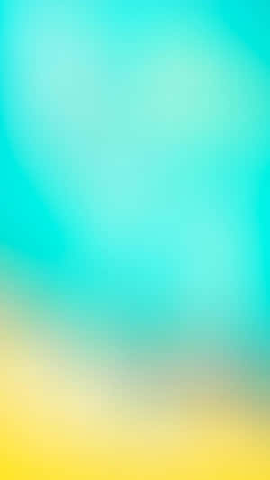 Mintgreen And Yellow Portrait Wallpaper