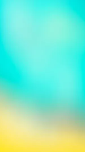 Mintgreen And Yellow Portrait Wallpaper