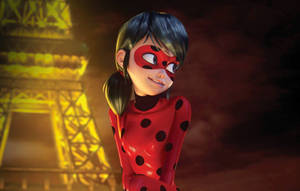 Miraculous Ladybug At Night Wallpaper