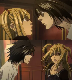 Misa Amane And L Wallpaper