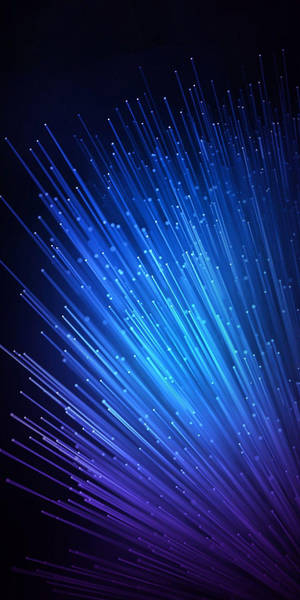 Miui Purple And Blue Streaks Wallpaper