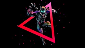 Mjolnir Falls In Majestic Black Panther Landscape Wallpaper