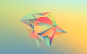 Modern Art Geometric Figures Wallpaper