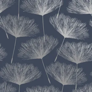 Modern Blue And Silver Theme Wallpaper