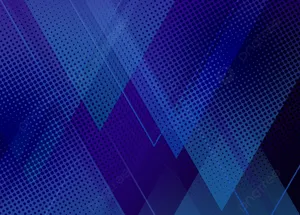 Modern Blue Geometric Pattern Wallpaper