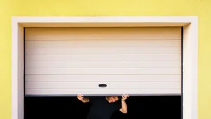 Modern Car Garage Parking Man Wallpaper