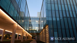 Modern Rice University Building Wallpaper