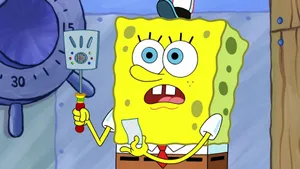 Modern Spatula Aesthetic Spongebob Desktop Wallpaper