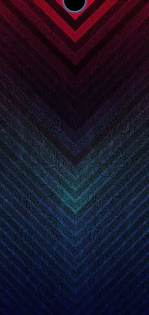 Modern Spectrum Displayed On Water Drop Notch Wallpaper