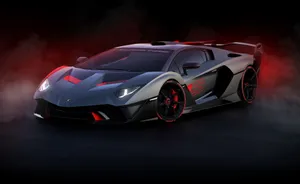 Modified Black 3d Car Wallpaper