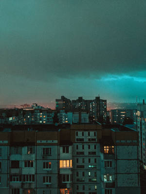 Moldova Chișinău City Skyline Wallpaper