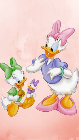 Mommy And Baby Daisy Duck Wallpaper