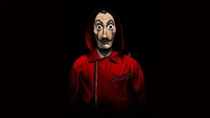 Money Heist Dali Mask Digital Art Wallpaper
