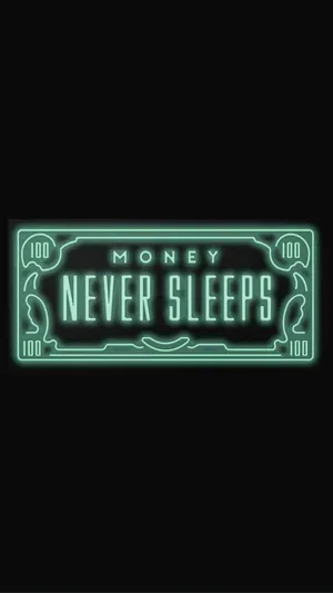 Money Sleep Art Wallpaper