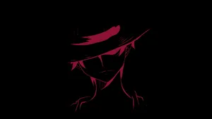 Monkey D Luffy Dark Sketch Wallpaper