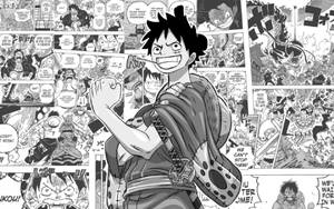 Monkey D. Luffy Manga Panel Wallpaper