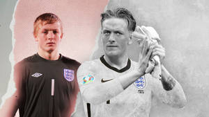 Monochrome Jordan Pickford Wallpaper