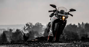 Monochrome Ktm Duke 390 Wallpaper