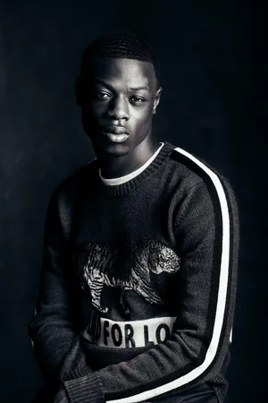 Monochrome Portrait Young Man Wallpaper