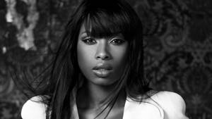 Monochrome Singer Jennifer Hudson Wallpaper