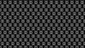 Monochromic Gucci Pattern Wallpaper