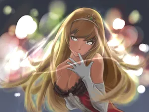 Monogatari Princess Shinobu Fanart Wallpaper