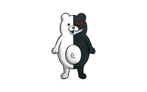 Monokuma Two-tone Anime Teddy Bear Wallpaper