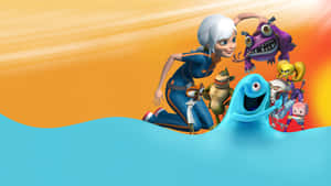Monsters Vs Aliens Cute Desktop Wallpaper