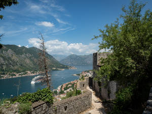 Montenegro Kotor Fortress Wallpaper