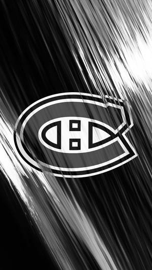 Montreal Canadiens Black & White Wallpaper