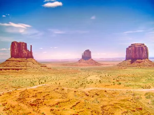 Monument Valley Navajo Tribal Park Midday Wallpaper
