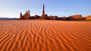 Monument Valley Navajo Tribal Park Red Sand Wallpaper
