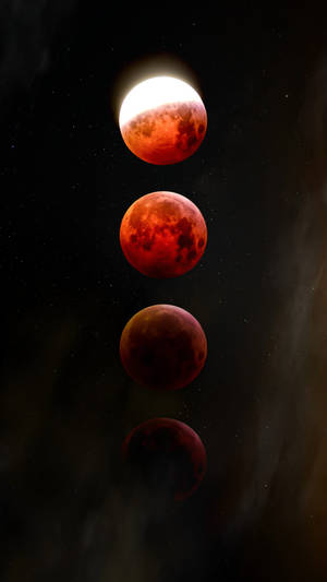 Moon Sequence Iphone Dark Wallpaper