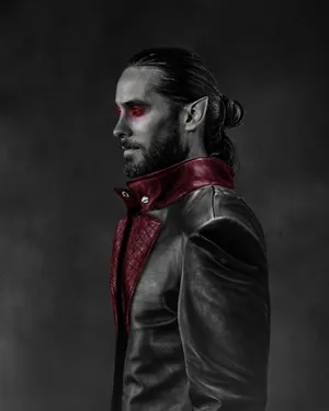 Morbius Side View - Immortal Vigilante In Action Wallpaper