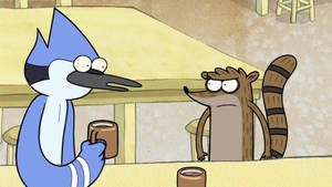 Mordecai And Rigby In Regular Show Wallpaper