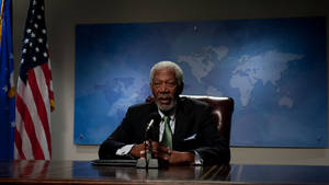 Morgan Freeman As The President Wallpaper