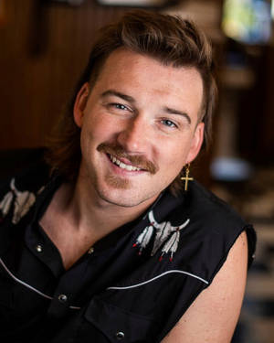 Morgan Wallen Mustache Wallpaper