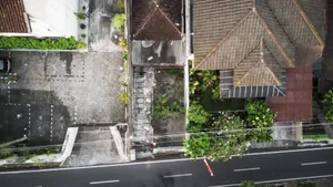 Morning City Concrete Wall Wallpaper