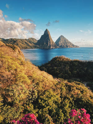 Morning View Of St Lucia Wallpaper