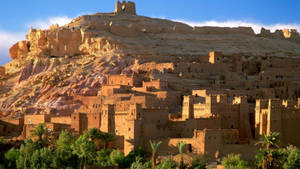 Morocco Earth Clay Architecture Wallpaper