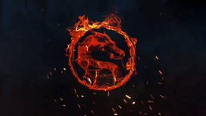 Mortal Kombat Dragon Gaming Logo Wallpaper