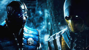 Mortal Kombat - Sub-zero And Scorpion Face-off Wallpaper