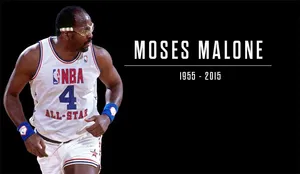 Moses Malone Tribute Poster Wallpaper