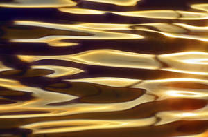 Most Beautiful Desktop Golden Ripples Wallpaper