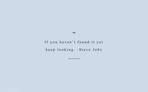 Motivation Macbook Steve Jobs Quote Wallpaper