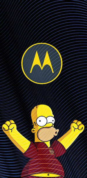 Motorola And Simpson Wallpaper