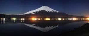 Mount Fuji Cool Dual Monitor Wallpaper