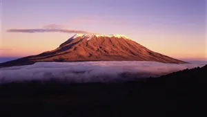 Mount Kilimanjaro Sunset Wallpaper